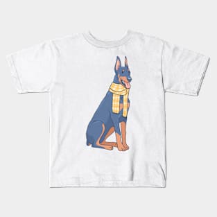 Cozy Doberman Pinscher Kids T-Shirt